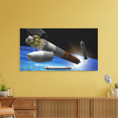 Toile Rendu d'artiste d'une fusée de transport lourd (Insitu(Salon))