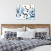 Toile Renne des forêts dans couverture de faune de forêt (Insitu(Chambre))