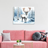 Toile Renne des forêts dans couverture de faune de forêt (Insitu(Salon))