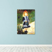 Toile Renoir - Fille avec une canne d'arrosage (Insitu (Plancher de Bois))