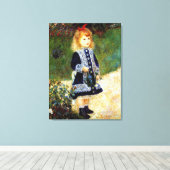Toile Renoir - Fille avec une canne d'arrosage, (Insitu (Plancher de Bois))