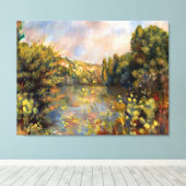 Toile Renoir - Lakeside, paysage (Insitu (Plancher de Bois))