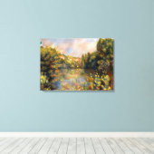 Toile Renoir - Lakeside, paysage (Insitu (Plancher de Bois))