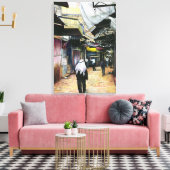 Toile Rentrer À Pied À Travers L'Antiquité Vieille Jérus (Insitu(Salon))