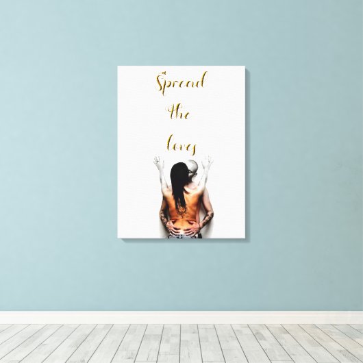 Toile Répandre les amours (Insitu (Plancher de Bois))