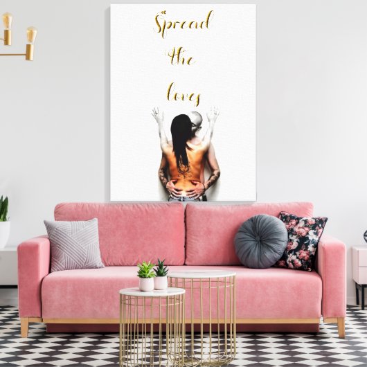 Toile Répandre les amours (Insitu(Salon))