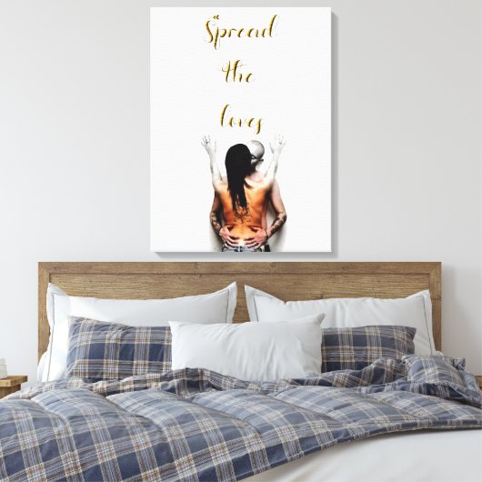 Toile Répandre les amours (Insitu(Chambre))