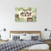 Toile Repas familial d'un journal écrit par Carl (Insitu(Chambre))