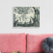 Toile Repas juif pendant la fête des Tabernacles, i (Insitu(Salon))