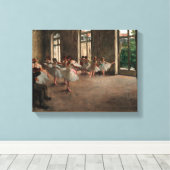Toile Répétition de ballet - Edgar Degas - 1873 (Insitu (Plancher de Bois))