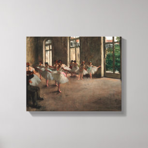 Toile Répétition de ballet - Edgar Degas - 1873