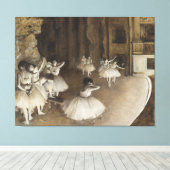 Toile Répétition De Ballet Sur La Scène Edgar Degas (Insitu (Plancher de Bois))