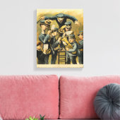 Toile Répétition de bande (Insitu(Salon))