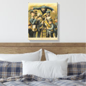 Toile Répétition de bande (Insitu(Chambre))