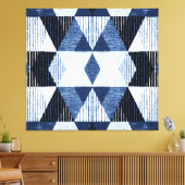 Toile Répétition géométrique : Arrière - plan texturé. (Insitu(Salon))