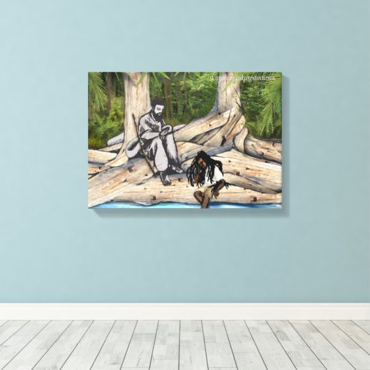 Toile Repos de Samuel Dickerson (Insitu (Plancher de Bois))