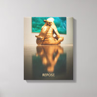 REPOSE Girl with Skateboard Canvas Art