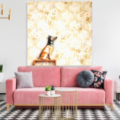 Toile Représentation animale, nouveauté, étagère, laine (Insitu(Salon))