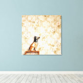 Toile Représentation animale, nouveauté, étagère, laine (Insitu (Plancher de Bois))