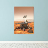 Toile Représentation artistique de Mars Rover (Insitu (Plancher de Bois))