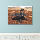 Toile Représentation artistique de Mars Rover 2 (Insitu (Plancher de Bois))