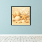 Toile Représentation de la collection Seashell - Vie côt (Insitu (Plancher de Bois))