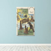 Toile Représentation des sites à voir dans UtahUtah (Insitu (Plancher de Bois))