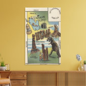 Toile Représentation des sites à voir dans UtahUtah (Insitu(Salon))