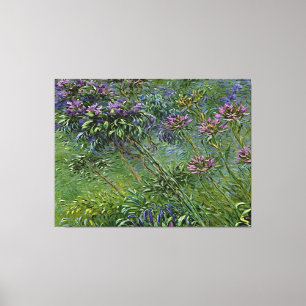 Toile Représentation verdoyante et vibrante des fleurs d