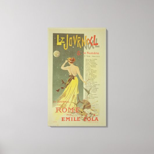 Toile Reproduction d'une affiche publicitaire (Recto)
