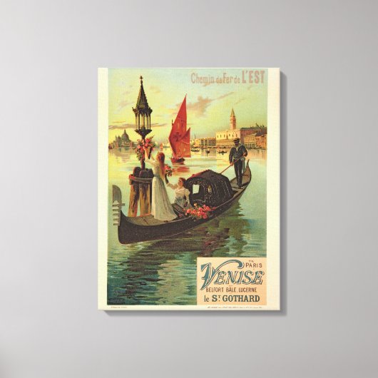 Toile Reproduction d'une affiche publicitaire de l'Est R (Recto)