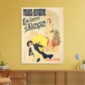 Toile Reproduction d'une affiche publicitaire "Emile d'A (Insitu(Salon))