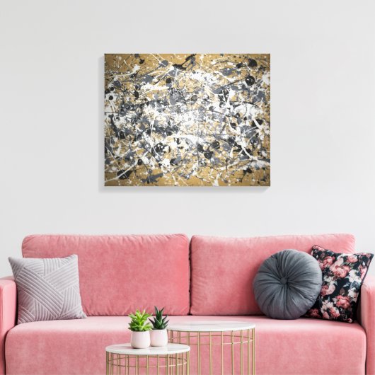 Toile Reproduction Pollock (Insitu(Salon))
