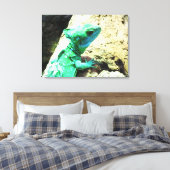 Toile Reptile de lézard de basilic vert (Insitu(Chambre))