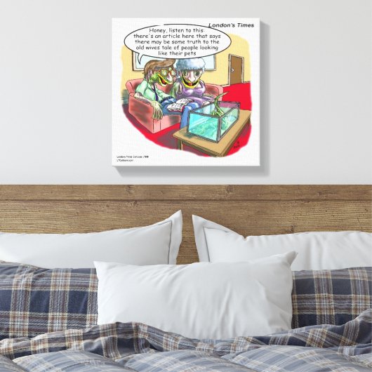 Toile Reptile People Drôle Rick London Canvas Imprimer (Insitu(Chambre))