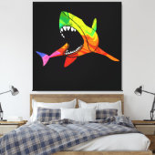 Toile Requin coloré (Insitu(Chambre))