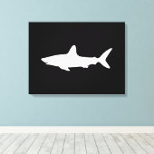 Toile Requin qui Nage (Insitu (Plancher de Bois))