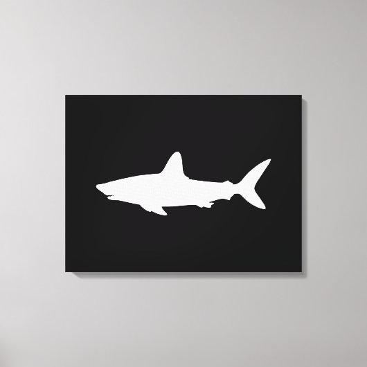 Toile Requin qui Nage (Recto)