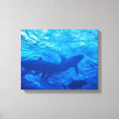 Toile Requins au trou bleu (Recto)