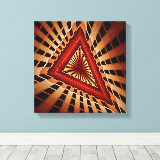 Toile Réseau d'Imaginaires 3D Conception graphique fract (Insitu (Plancher de Bois))