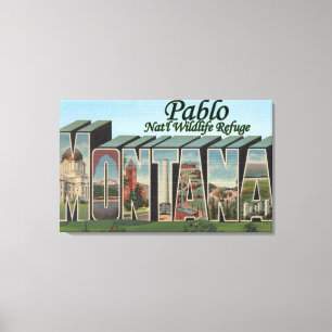 Toile Réserve faunique de Pablo Nat'l, Montana