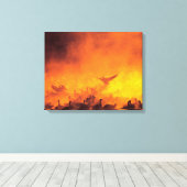 Toile Réserve nationale de faune Bosque del Apache, NM (Insitu (Plancher de Bois))