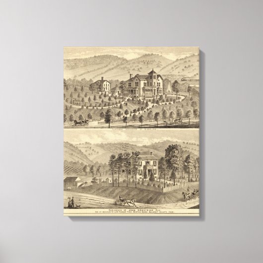 Toile Résidence de banlieue de Wheeling (Recto)