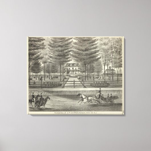 Toile Résidence de JP Cooper, Rumson New Jersey (Recto)