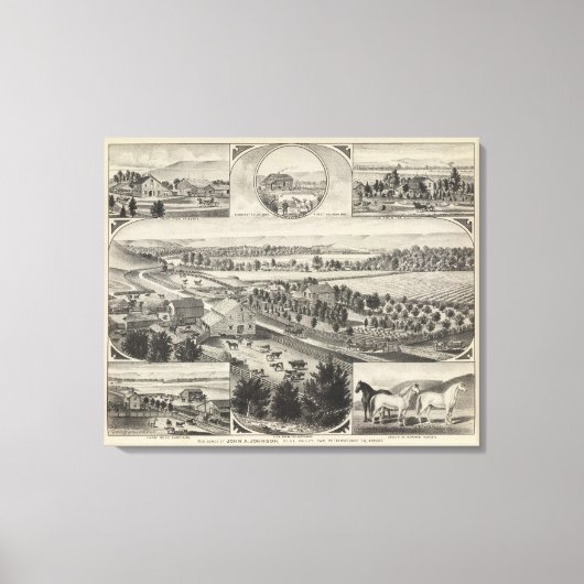 Toile Résidence Johnson, Pottawatomie Comté, Kansas (Recto)