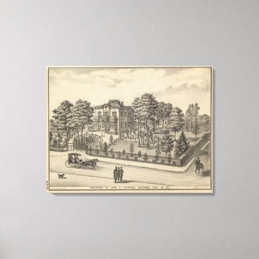 Toile Résidence Stephens, Woodland (Recto)