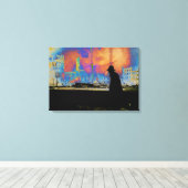 Toile Résilience des Mans Survie aux catastrophes Photo  (Insitu (Plancher de Bois))