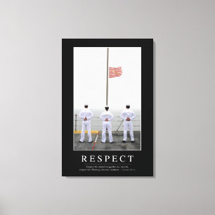Toile Respect : Citation inspirée 1
