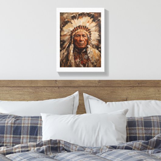 Toile Respectez l'esprit de Native Pride (Insitu(Chambre))
