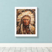 Toile Respectez l'esprit de Native Pride (Insitu (Plancher de Bois))